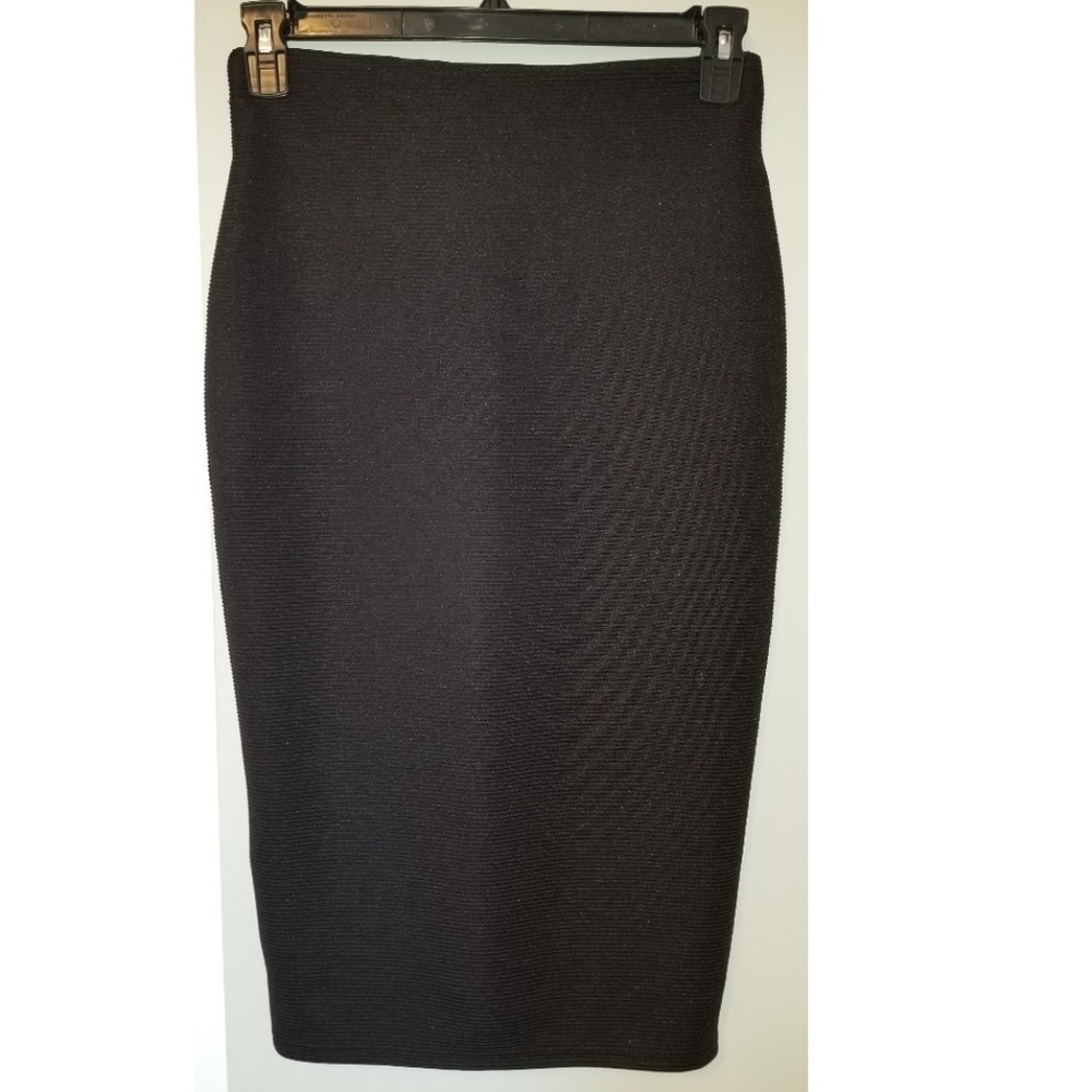 NWT Cremieux Ribbed Stretch Pencil Skirt XS v219